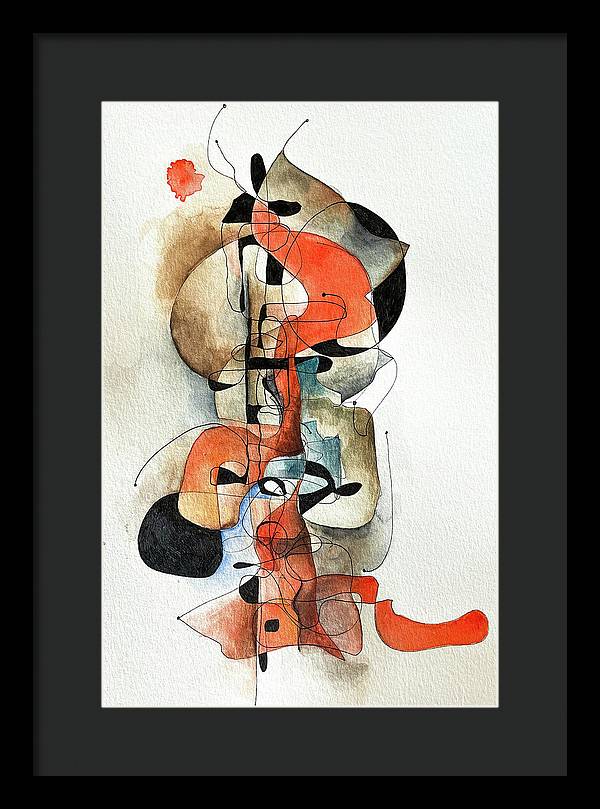 Figure Abstraction - Framed Print