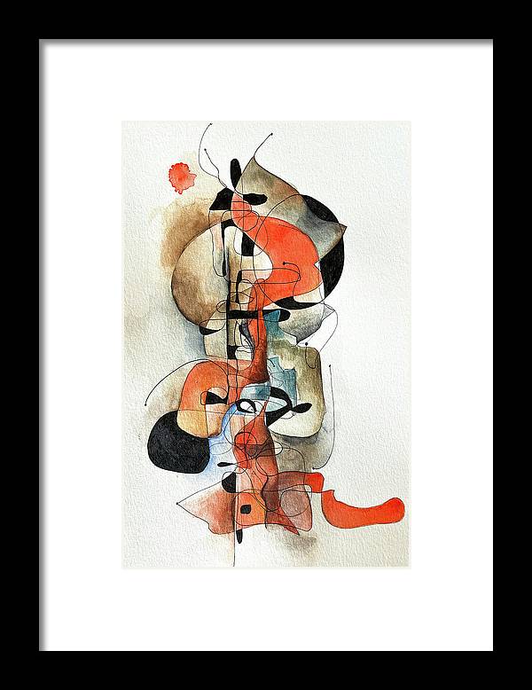 Figure Abstraction - Framed Print