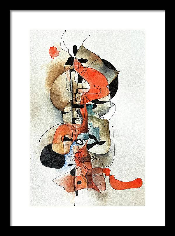 Figure Abstraction - Framed Print