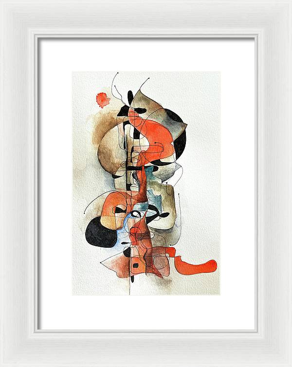 Figure Abstraction - Framed Print