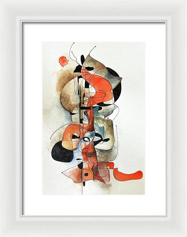 Figure Abstraction - Framed Print