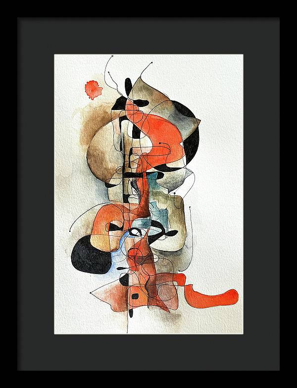 Figure Abstraction - Framed Print