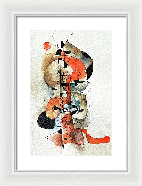 Figure Abstraction - Framed Print