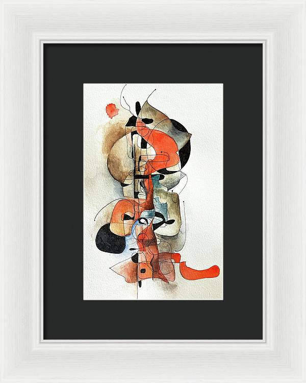 Figure Abstraction - Framed Print