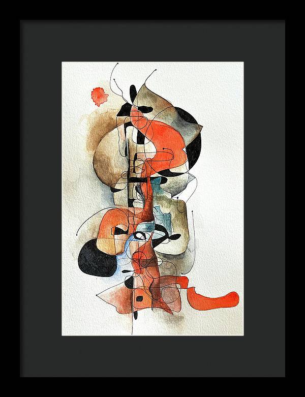 Figure Abstraction - Framed Print