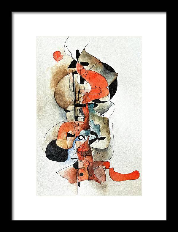 Figure Abstraction - Framed Print