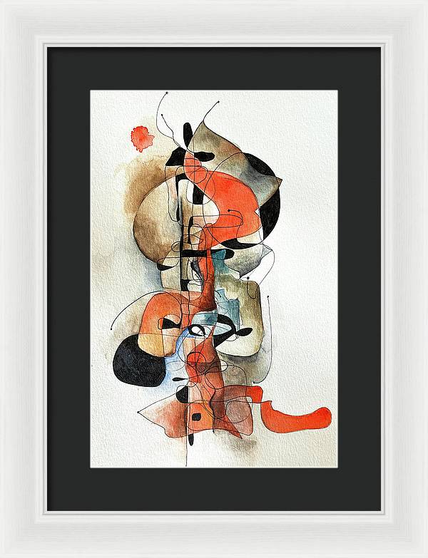 Figure Abstraction - Framed Print