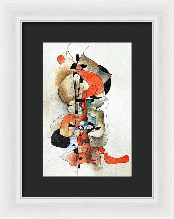 Figure Abstraction - Framed Print
