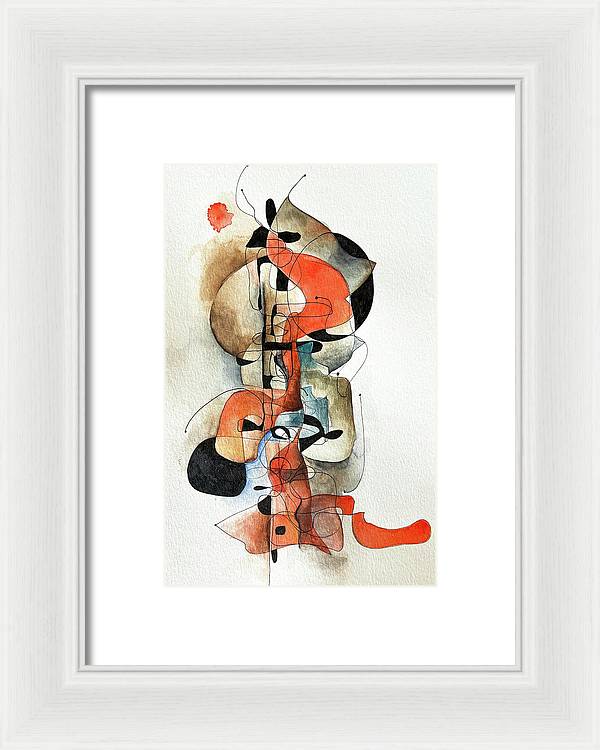 Figure Abstraction - Framed Print