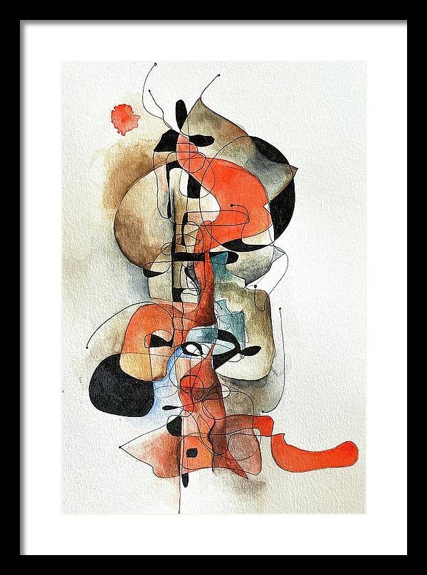 Figure Abstraction - Framed Print