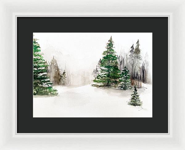 Snowscape 2 - Framed Print