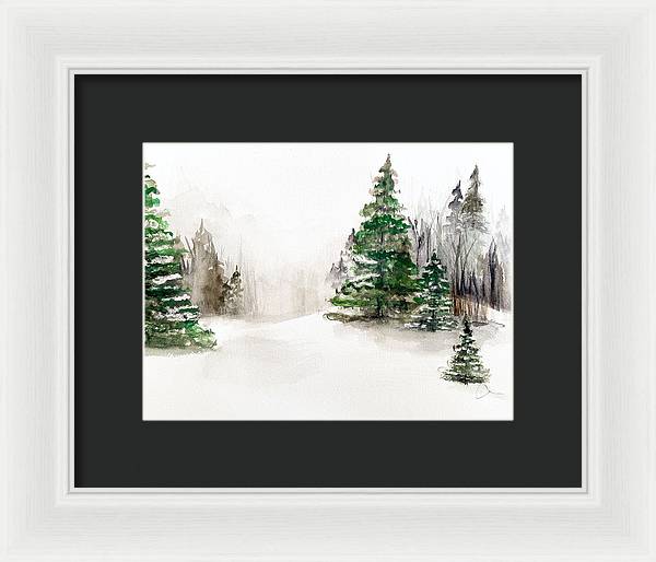 Snowscape 2 - Framed Print
