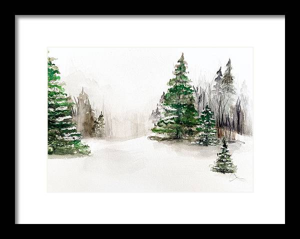 Snowscape 2 - Framed Print
