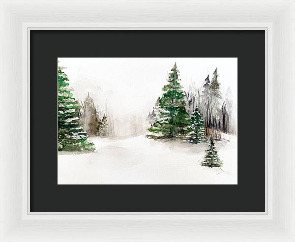 Snowscape 2 - Framed Print