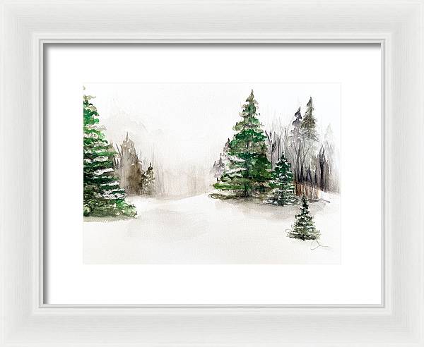 Snowscape 2 - Framed Print