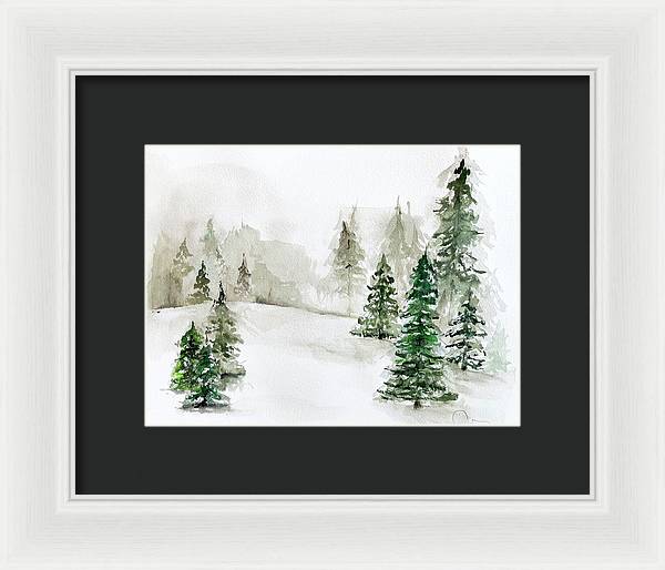 Snowscape 3 - Framed Print