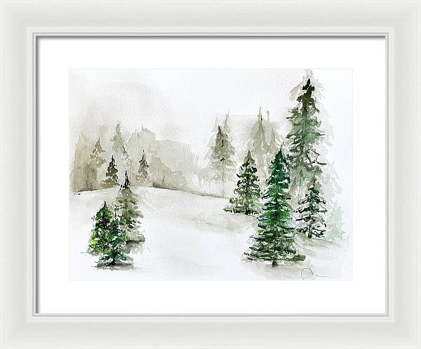 Snowscape 3 - Framed Print