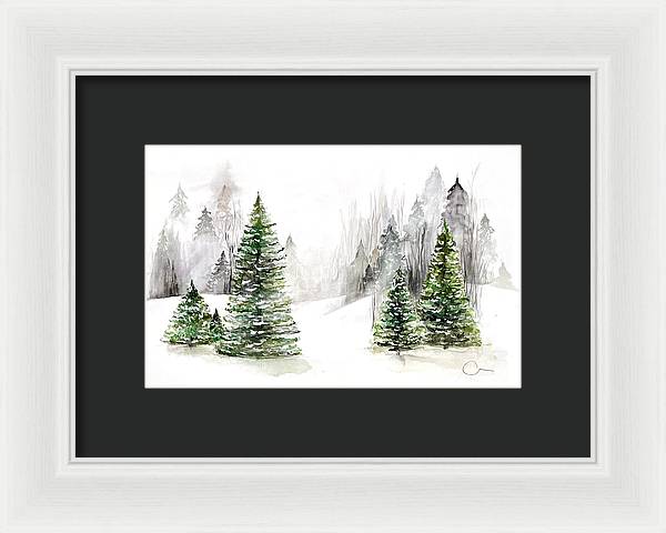 Snowscape - Framed Print