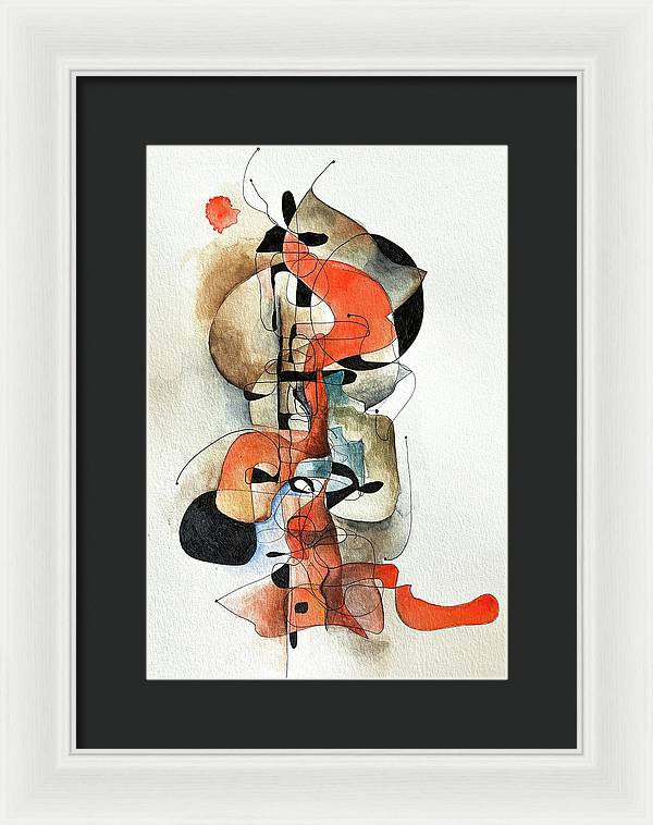 Figure Abstraction - Framed Print