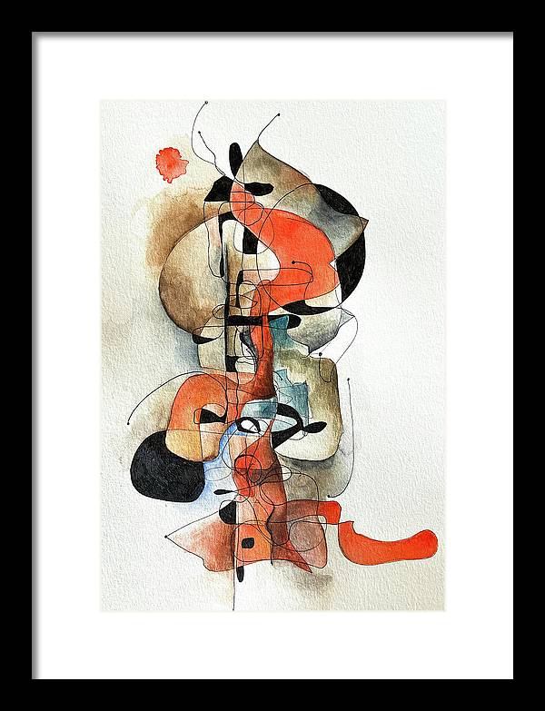 Figure Abstraction - Framed Print
